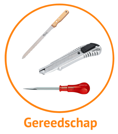 Isolatiematerialen gereedschap Gereedschap voor isolatiematerialen
