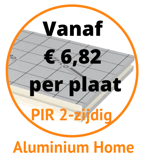 PIR 2 zijdig aluminium Home Isolatiemateriaal