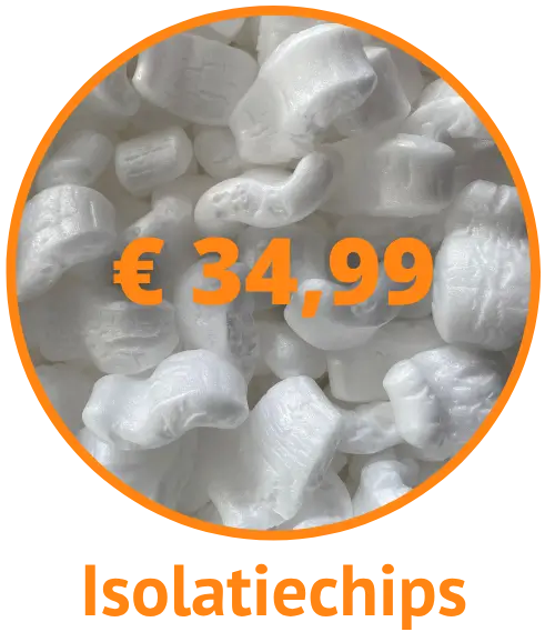 Isolatiechips bij Isolatieparels